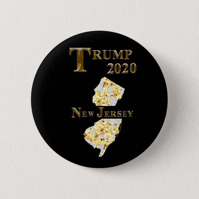 TRUMP 2020 NEW JERSEY BUTTON (Vorderseite)
