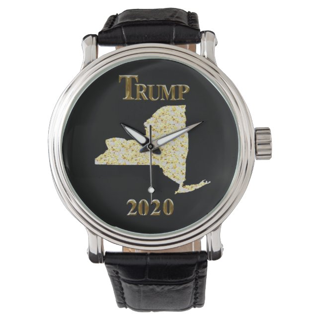 TRUMP 2020 NEW YORK WATCH ARMBANDUHR (Vorderseite)