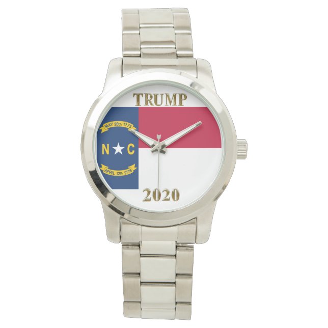 TRUMP 2020 NORDKAROLINA-SUCHE ARMBANDUHR (Vorderseite)