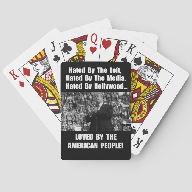 TRUMP 2020 SPIELKARTEN (Rückseite)
