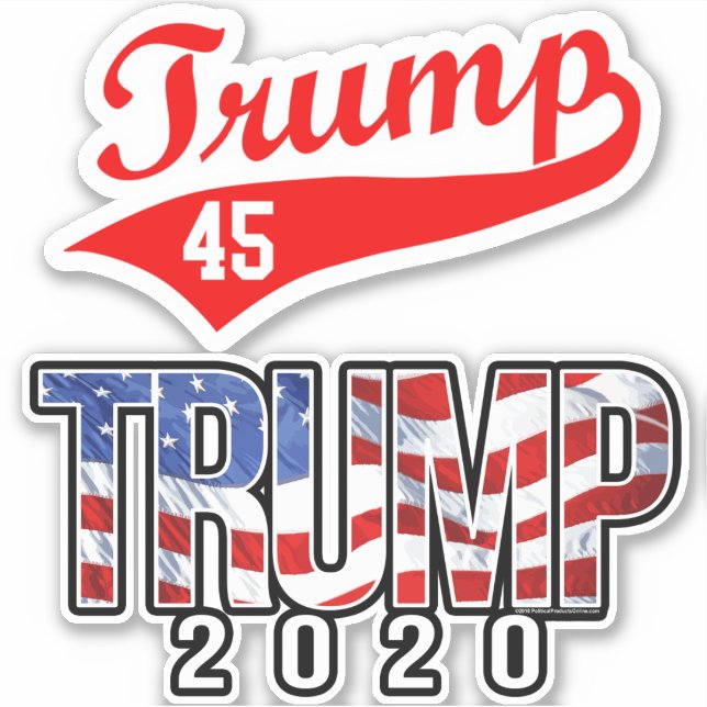 Trump 2020 Stickers Decals Car Autoaufkleber Aufkleber (Vorderseite)
