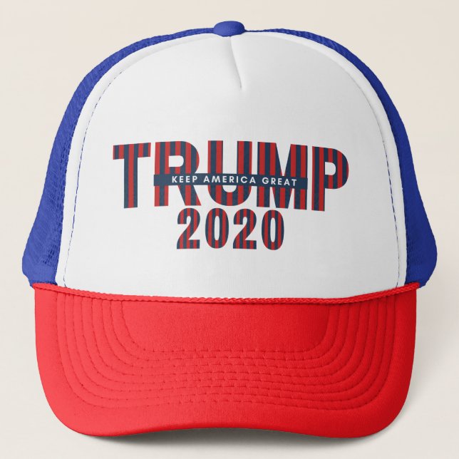 Trump 2020 Trucker Hat Truckerkappe (Vorderseite)