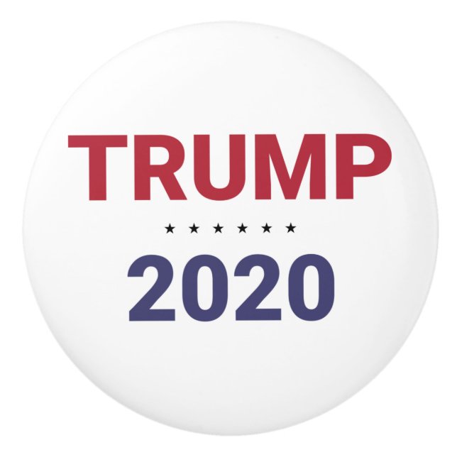 Trump 2020 (US-Wahl) Keramikknauf (Vorderseite)