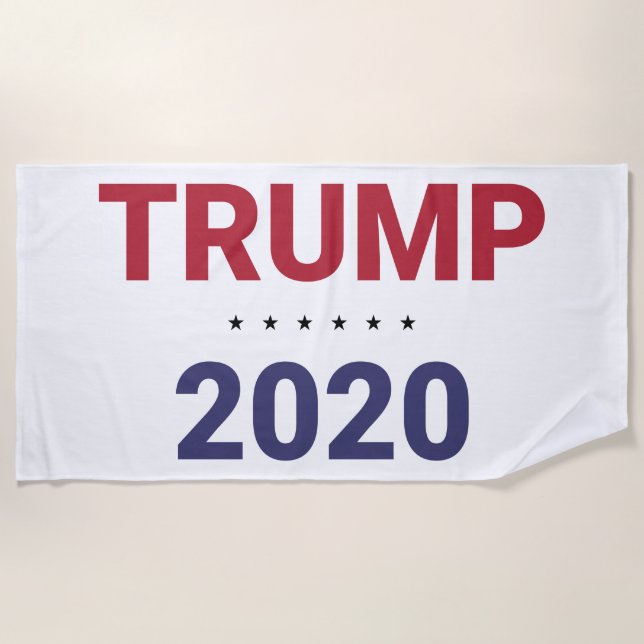 Trump 2020 (US-Wahl) Strandtuch (Vorderseite)