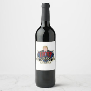 Trump 2020 Vintag Weinetikett