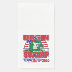 Trump 2020 zieht den Sumpf ab Serviette