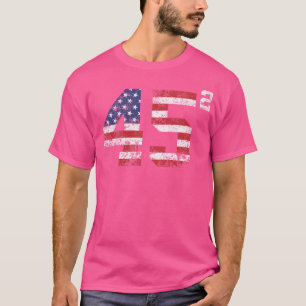 Trump 2024 45 Squared Second Term USA T-Shirt