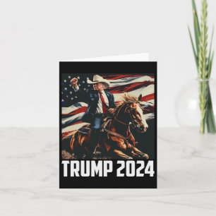 Trump 2024 4. Juli Patriotische Amerika unabhängig Karte