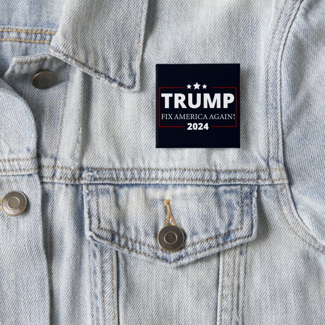 Trump 2024 | Amerika wieder reparieren Button (Beispiel)