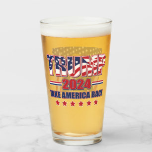 Trump 2024: Amerika zurück Glas