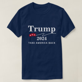 Trump 2024: Amerika zurück in Rot, Weiß und Blau T-Shirt