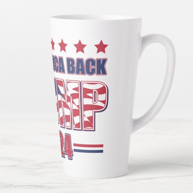 Trump 2024: Amerika zurück Milchtasse (Rechts)