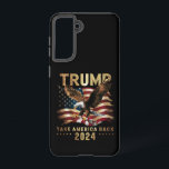 Trump 2024: Amerikas Fahne zurücknehmen Trump 2 Samsung Galaxy Hülle<br><div class="desc">Trump 2024 nimmt Amerika zurück unter der Flagge Trumps 2024</div>