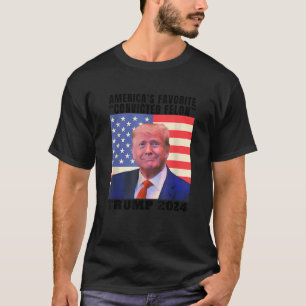 Trump 2024 Amerikas Lieblingssoldat Amer T-Shirt