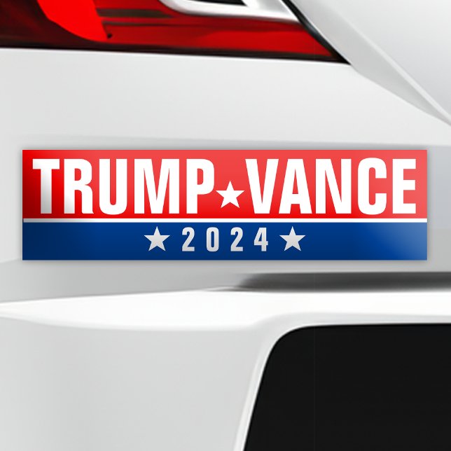 TRUMP 2024 AUTOAUFKLEBER (Trump Vance 2024 Bumper Sticker)