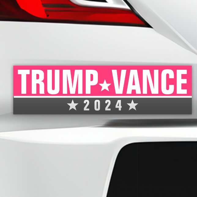 TRUMP 2024 AUTOAUFKLEBER (Trump Vance 2024 Bumper Sticker)
