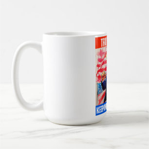 TRUMP 2024 BEHALTE AMERIKA ERSTE KAFFEETASSE