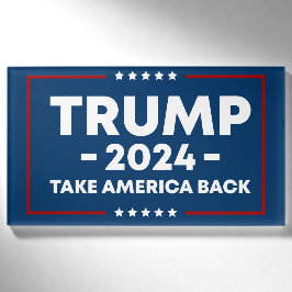 Trump 2024 Behielt America Great - Classic Design  Namenschild