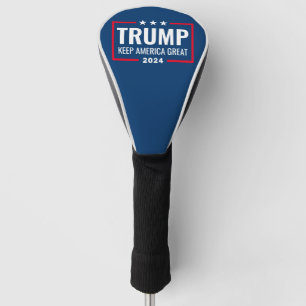 Trump 2024 Behielt Amerika groß - blau rot Golf Headcover