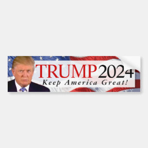 Trump 2024 Behielt Amerika großen Autoaufkleber