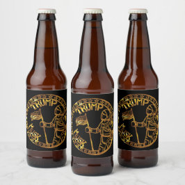 TRUMP 2024 BIERFLASCHENETIKETT