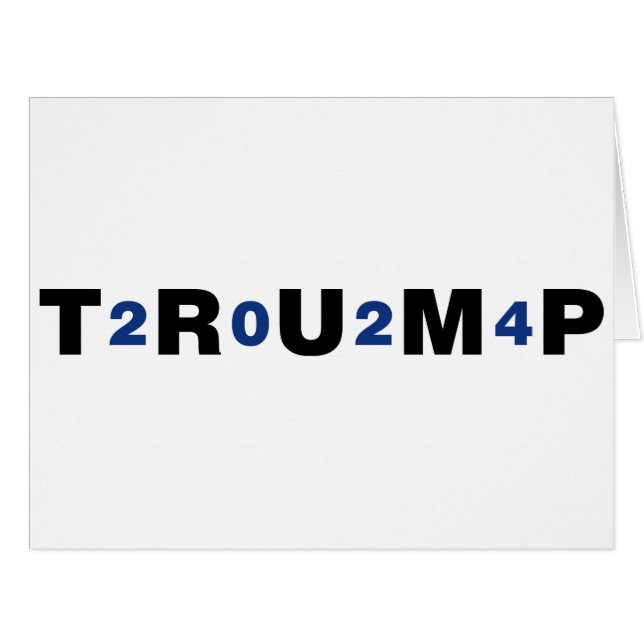 Trump 2024 Blue (Vorderseite (Horizontal))