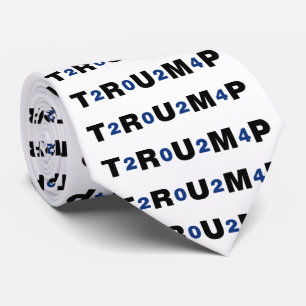 Trump 2024 Blue Krawatte
