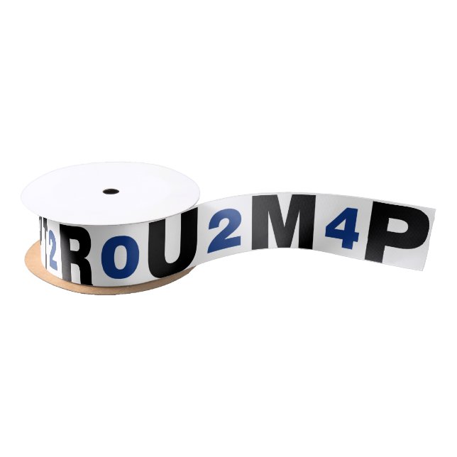 Trump 2024 Blue Satinband (Spule)