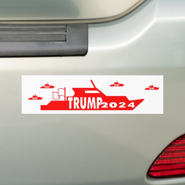 TRUMP 2024 Boat Autoaufkleber (Auf Auto)