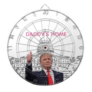 Trump 2024 bringt Amerika zurück auf Daddys Zuhaus Dartscheibe