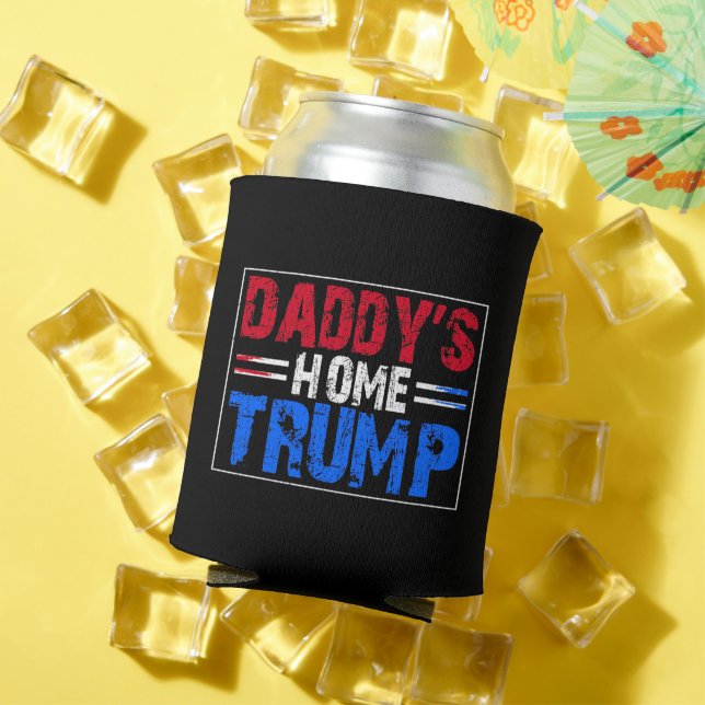 Trump 2024 bringt Amerika zurück auf Daddys Zuhaus Dosenkühler (In Situ Sommer)