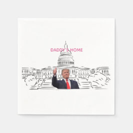 Trump 2024 bringt Amerika zurück auf Daddys Zuhaus Serviette