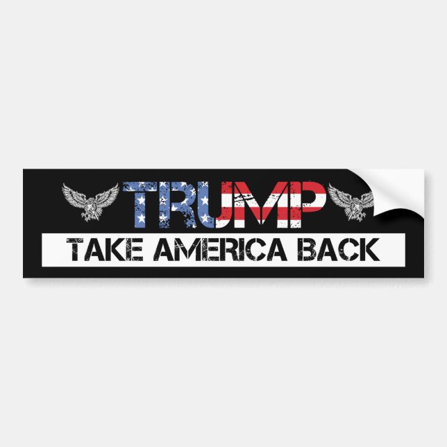 Trump 2024 bringt Amerika zurück zum Autoaufkleber (Vorne)