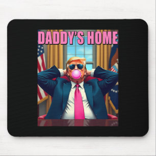 Trump 2024 bringt Amerika zurück zum Zuhause Pink Mousepad