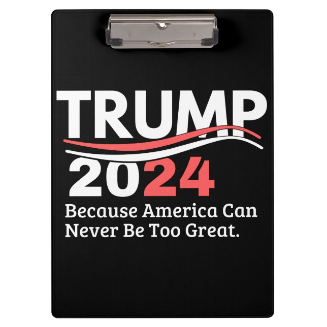 trump 2024 bumper klemmbrett (Vorderseite)