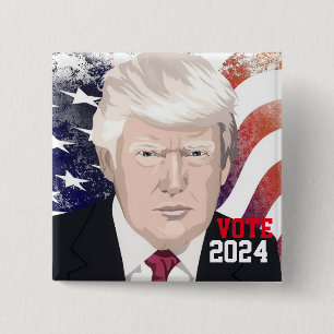 Trump 2024 button