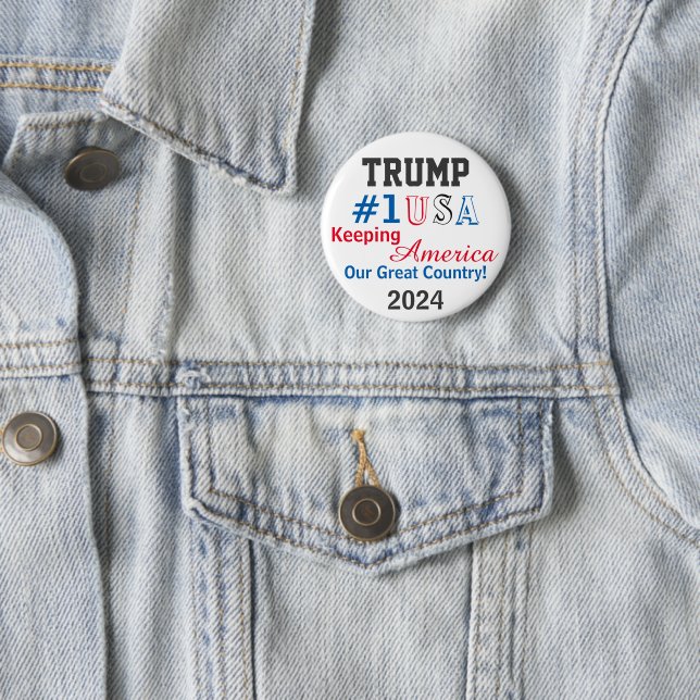 Trump 2024 button (Beispiel)