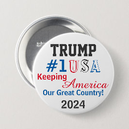 Trump 2024 button