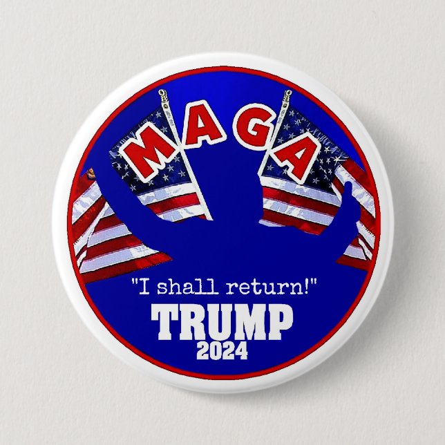 Trump 2024 button (Vorderseite)