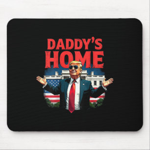 Trump 2024 Daddy's Zuhause (auf der Rückseite) 202 Mousepad