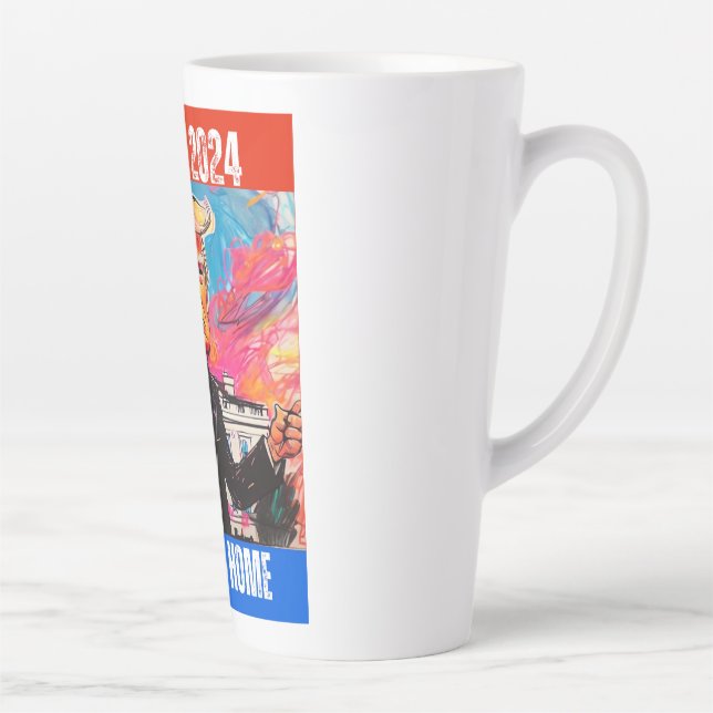 TRUMP 2024 DADDY'S ZUHAUSE MILCHTASSE (Rechts)