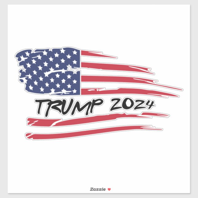 Trump 2024 Decal Aufkleber (Blatt)