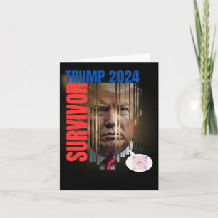Trump 2024 Der Überlebende Karte