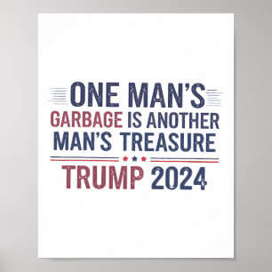 Trump 2024 Die Garge eines Mannes ist ein weiterer Poster