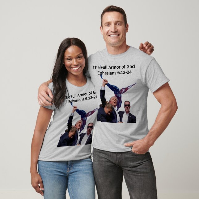 Trump 2024, Die volle Rüstung Gottes T-Shirt (Unisex)