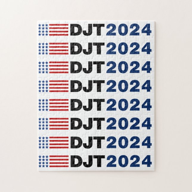 Trump 2024 DJT (Vertikal)