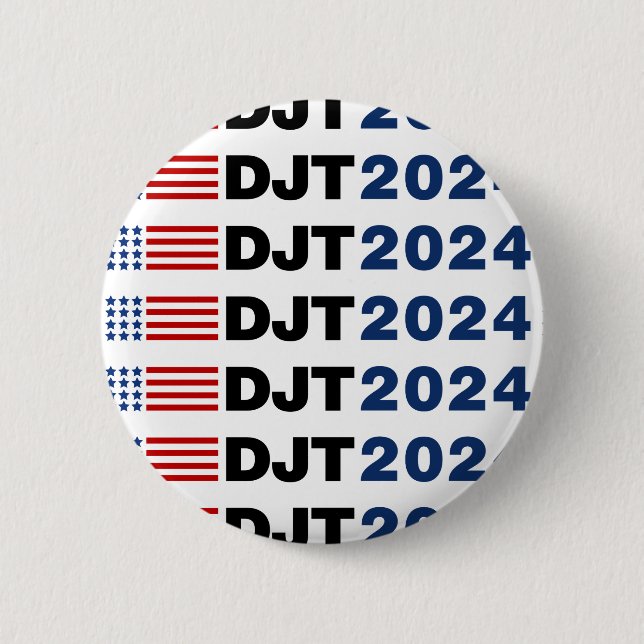 Trump 2024 DJT Button (Vorderseite)