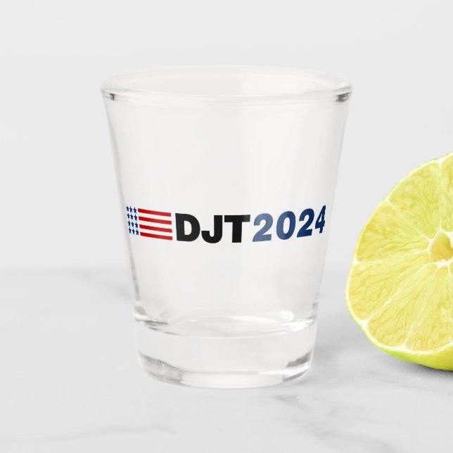 Trump 2024 DJT Schnapsglas (Vorderseite)