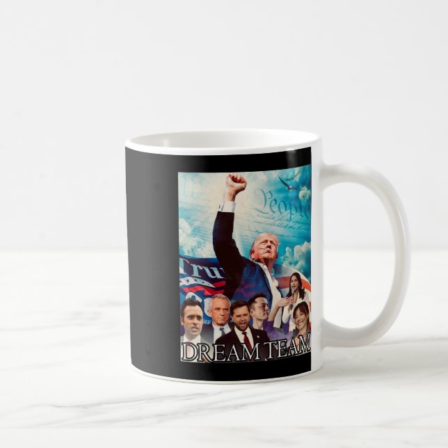 Trump 2024 Dream Team Kaffeetasse (Rechts)
