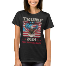 Trump 2024 Eagle - Reprenez le T-shirt américain